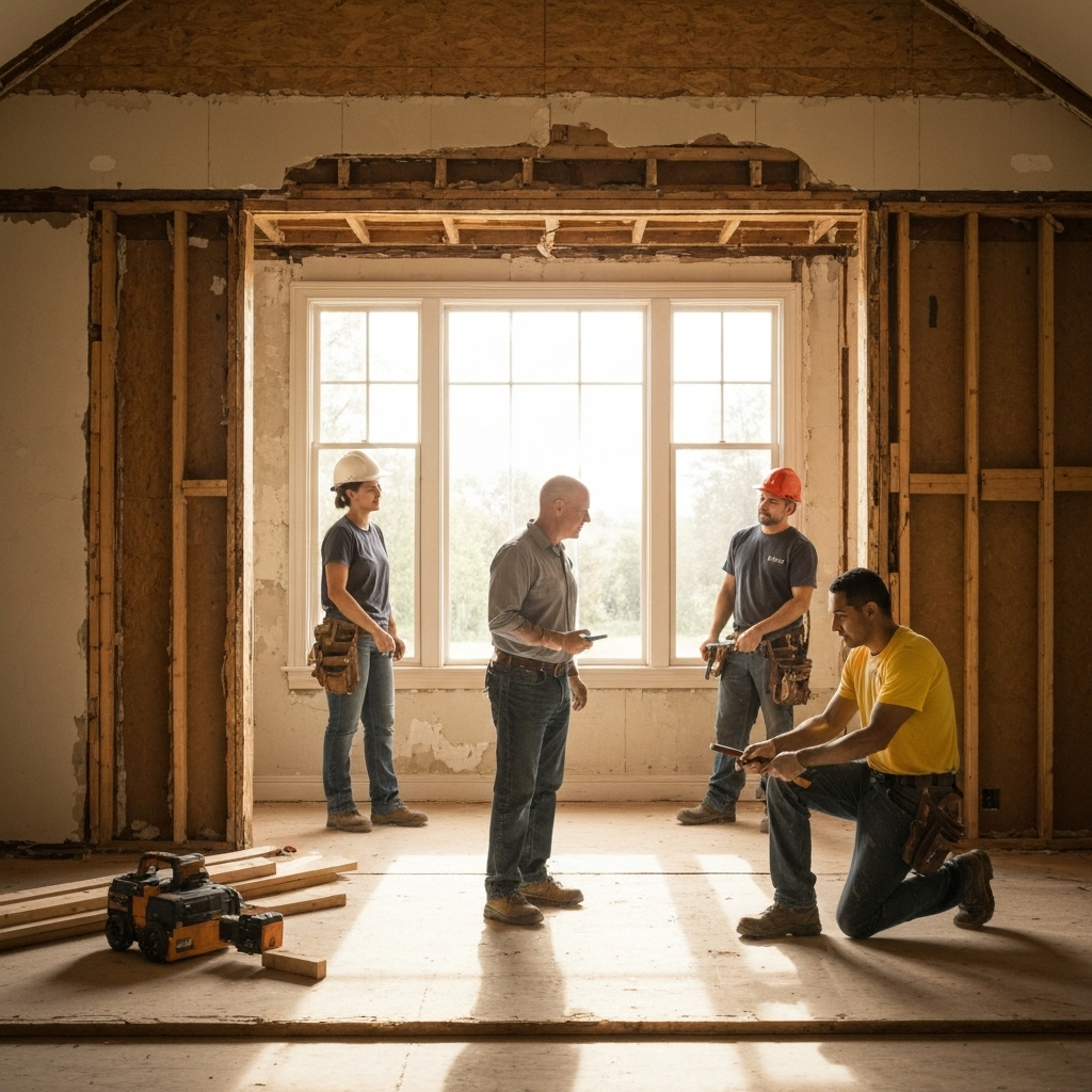 Oscarines & Friends construction team